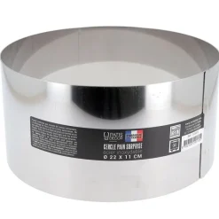 Clearance Cerf Dellier Cercle à pain surprise inox H 11 cm Diam 22 cm