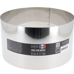 Online Cerf Dellier Cercle à pain surprise inox H 11 cm Diam 20 cm
