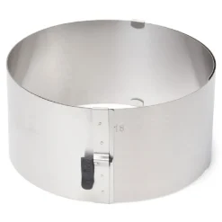 Sale Cerf Dellier Cercle à pâtisserie extensible avec levier de blocage - hauteur 9 cm - Ø 17 à 30 cm