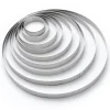 Online Cerf Dellier Cercle à tarte perforé à bord droit inox H 2 cm De Buyer