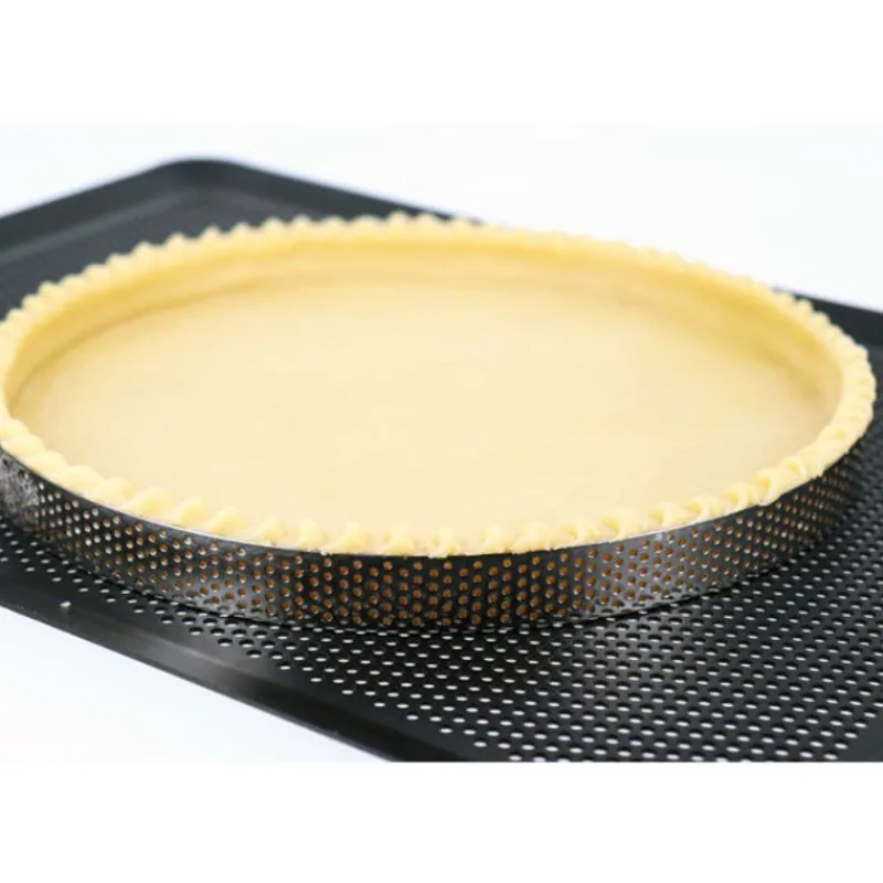 Clearance Cerf Dellier Cercle à tarte perforé inox H 2 cm Ø 22 cm