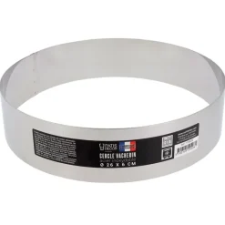 Sale Cerf Dellier Cercle à vacherin inox H 6 cm Ø 26 cm