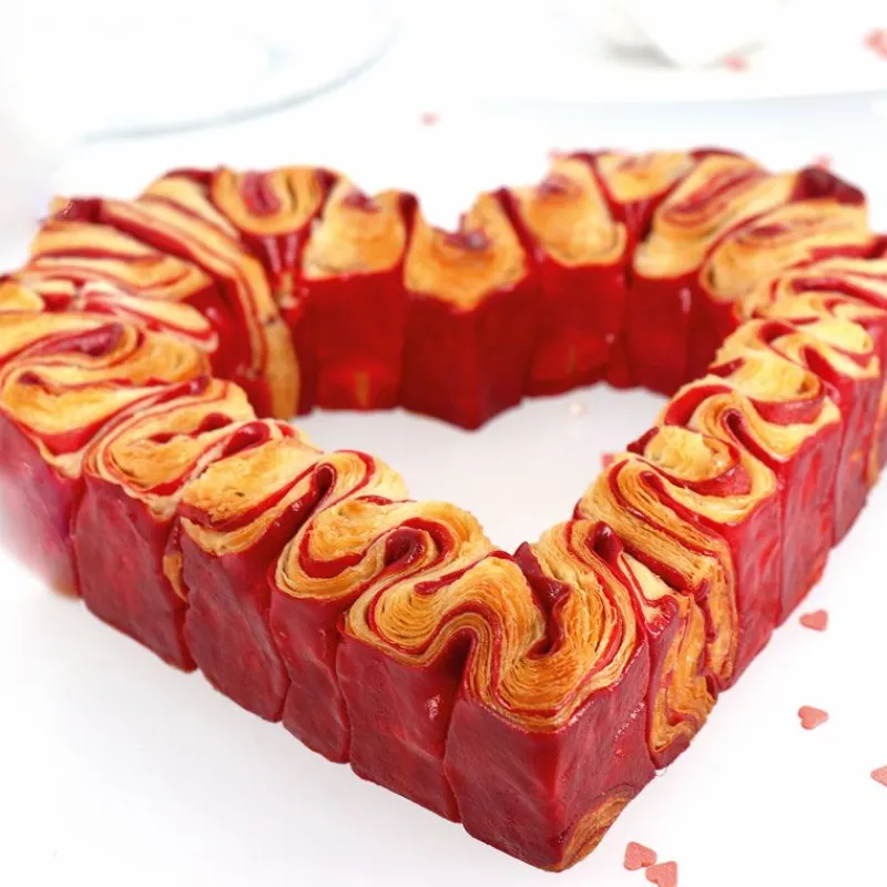 Best Cerf Dellier Cercle mousse coeur 24 cm H 4,5 cm