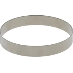 Hot Cerf Dellier Cercles à pâtisserie inox 8,5 cm H 1,6 cm (x10)