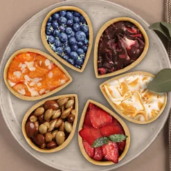 Discount Cerf Dellier Cercles tarte "goutte" perforé en inox - 9,5 x 8 x 2,5 cm x 6