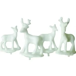Discount Cerf Dellier Cerf et biche blancs sur pique (x24)