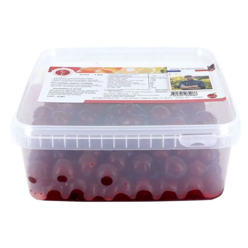 Discount Cerf Dellier Cerises Bigarreaux confites rouges 1 Kg