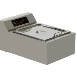 Hot Cerf Dellier Choco 15 R trempeuse rectangulaire à air capacité 13 litres GN 2/3 53x36,5x26 cm