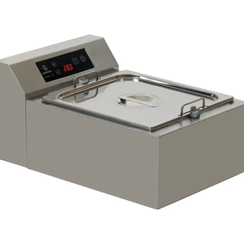 Discount Cerf Dellier Choco 15 trempeuse rectangulaire à eau capacité 13 litres GN 2/3 53x36,5x26 cm