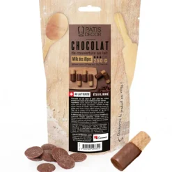 Cerf Dellier Chocolat de Couverture Milk des Alpes 35 % 250 g