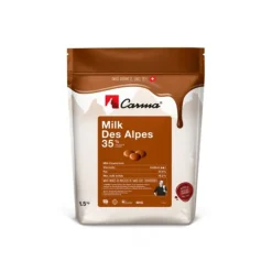 New Cerf Dellier Chocolat de Couverture Milk des Alpes 35 % 1,5 kg