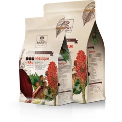 New Cerf Dellier Chocolat de Couverture Noir origine Mexique 66 % 2,5 Kg