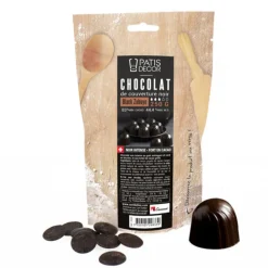 Online Cerf Dellier Chocolat de couverture noir Black Zabuye 83 % 250 g