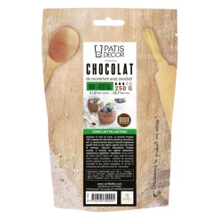 Discount Cerf Dellier Chocolat de couverture végétal doux Patisdécor 250 g