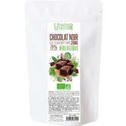 New Cerf Dellier Chocolat Noir Bio de Couverture 71 % 250 g - DDM 07/24