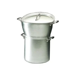 New Cerf Dellier Classe Alu couscoussier avec couvercle 28 cm