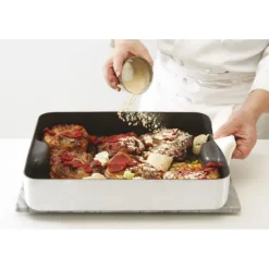 Clearance Cerf Dellier Classe Alu plaque à rôtir anti-adhérente anses incorporées  50x40 cm