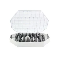 Sale Cerf Dellier Coffret 55 douilles décors fins assorties inox