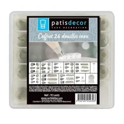 Sale Cerf Dellier Coffret 26 douilles décors inox