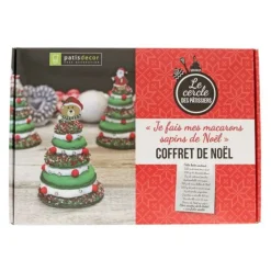 Outlet Cerf Dellier Coffret Mes Macarons Sapins de Noël