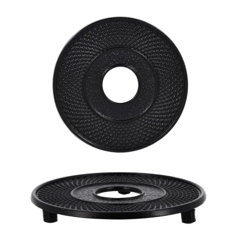 Hot Cerf Dellier Coffret théière + tasses à points en fer noir - 900 ml