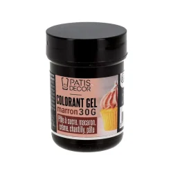 Online Cerf Dellier Colorant gel marron Patisdécor
