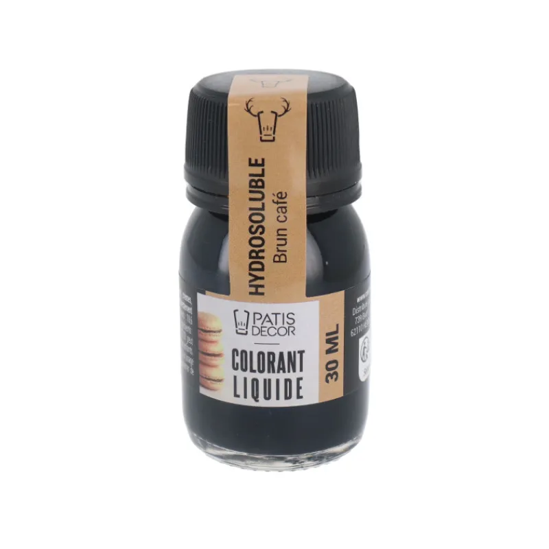 New Cerf Dellier Colorant liquide hydrosoluble brun café 30 ml