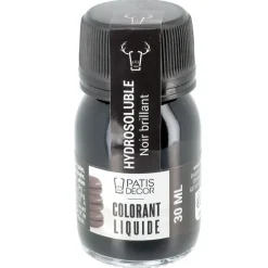 Outlet Cerf Dellier Colorant liquide hydrosoluble noir brillant 30 ml