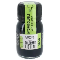 Hot Cerf Dellier Colorant liquide hydrosoluble vert pistache 30 ml