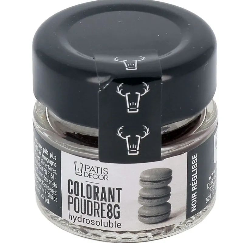 Outlet Cerf Dellier Colorant poudre hydrosoluble noir réglisse 8 g