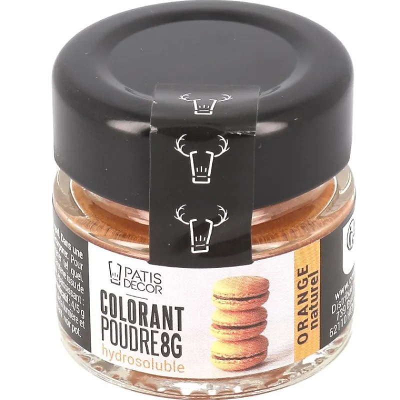 New Cerf Dellier Colorant poudre hydrosoluble orange naturel 8 g