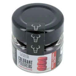 Clearance Cerf Dellier Colorant poudre hydrosoluble rouge carmin naturel 8 g