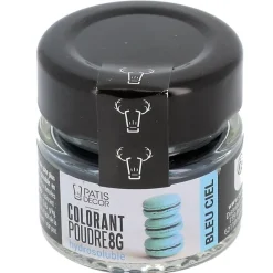Best Cerf Dellier Colorant poudre hydrosoluble bleu ciel 8 g
