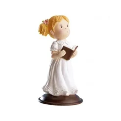 Outlet Cerf Dellier Communiante Bible à la main 12 cm