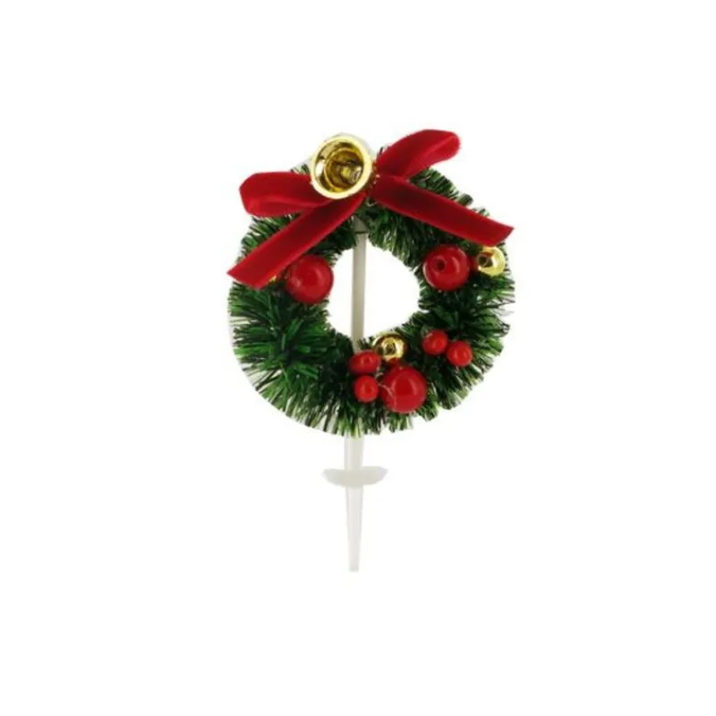 Outlet Cerf Dellier Couronne de Noël sur pique