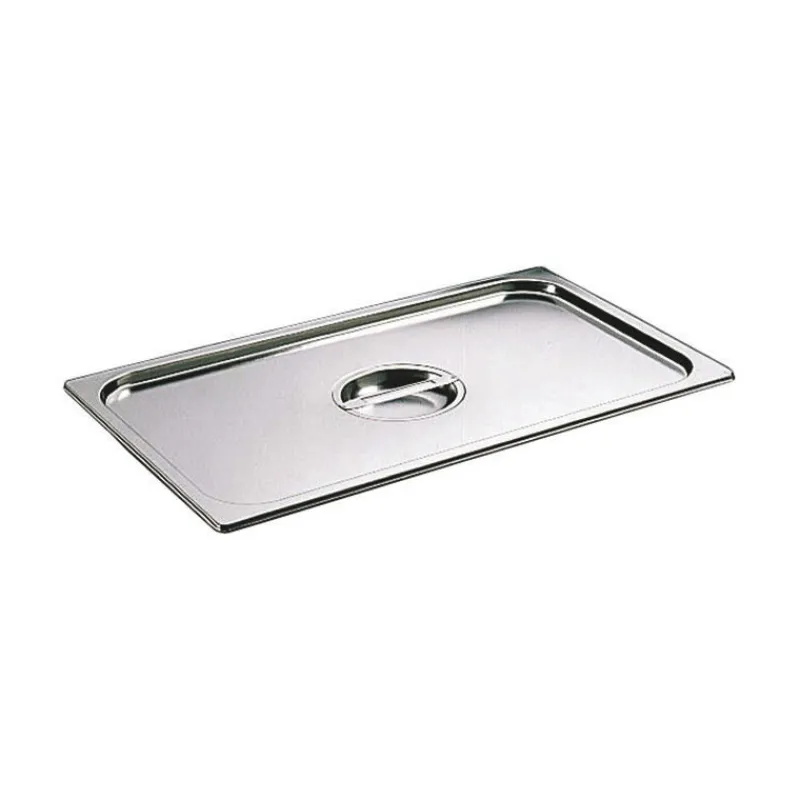 Best Cerf Dellier Couvercle inox avec poignée GN 1/9 - pour bac gastronorme sans anse