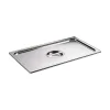 Cerf Dellier Couvercle inox avec poignée GN 1/6 - pour bac gastronorme sans anse