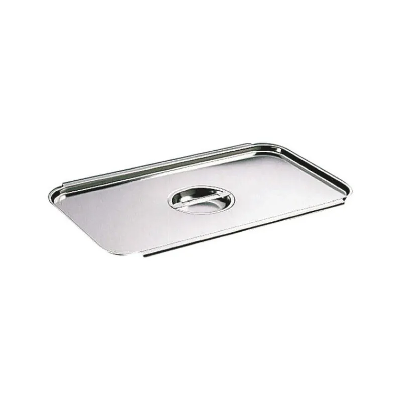 New Cerf Dellier Couvercle inox avec poignée GN 1/1 - pour bac gastronorme avec anses panier