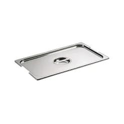 Sale Cerf Dellier Couvercle inox avec poignée GN 1/2 - pour bac gastronorme avec anses fixes ou escamotables