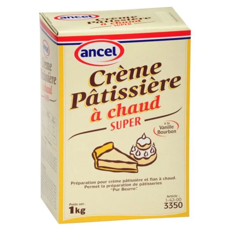 Best Cerf Dellier Crème Pâtissière à chaud Super Ancel 1 kg