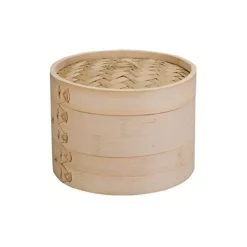 Cerf Dellier Cuiseur vapeur bambou 20 cm