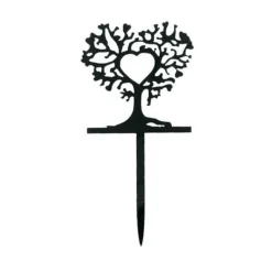 Clearance Cerf Dellier Cupcake Toppers Arbres cœurs (x 8)