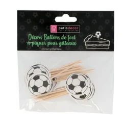 Discount Cerf Dellier Cupcake Toppers Ballon de Foot (x 25)