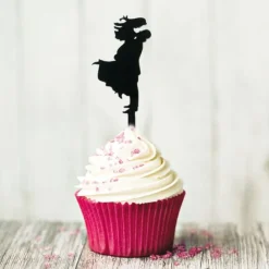 New Cerf Dellier Cupcake Toppers Bonheur (x 8)