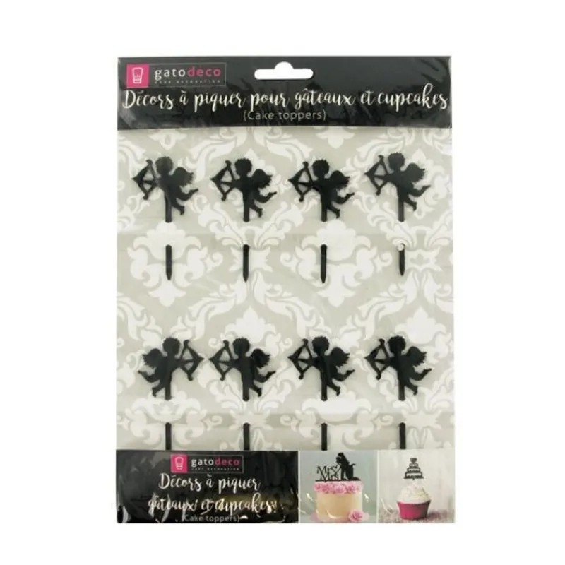 Cerf Dellier Cupcake Toppers Cupidon (x 8)