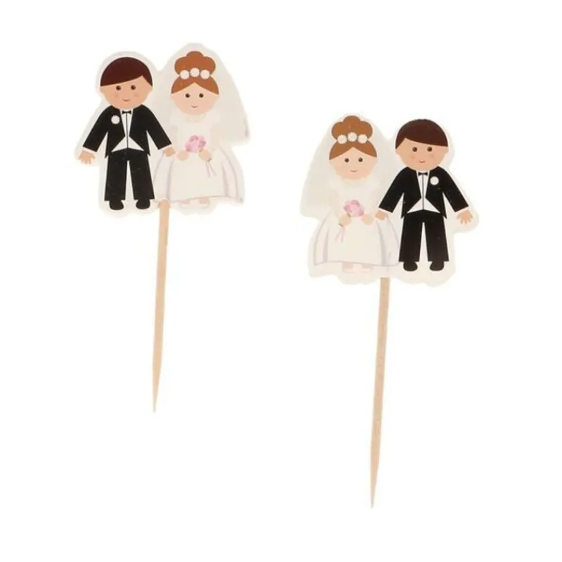 Discount Cerf Dellier Cupcake Toppers Mariage (x 12)