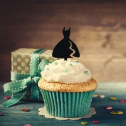 Discount Cerf Dellier Cupcake Toppers Robe (x 8)