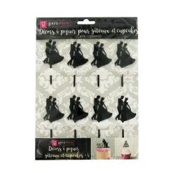 Online Cerf Dellier Cupcake Toppers Valse (x 8)