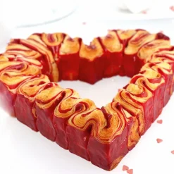 Outlet Cerf Dellier Cœur à mousse inox H 4,5 cm L 22 cm