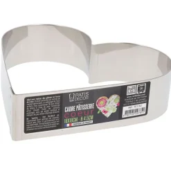 Best Cerf Dellier Cœur à mousse inox H 4,5 cm L 18 cm